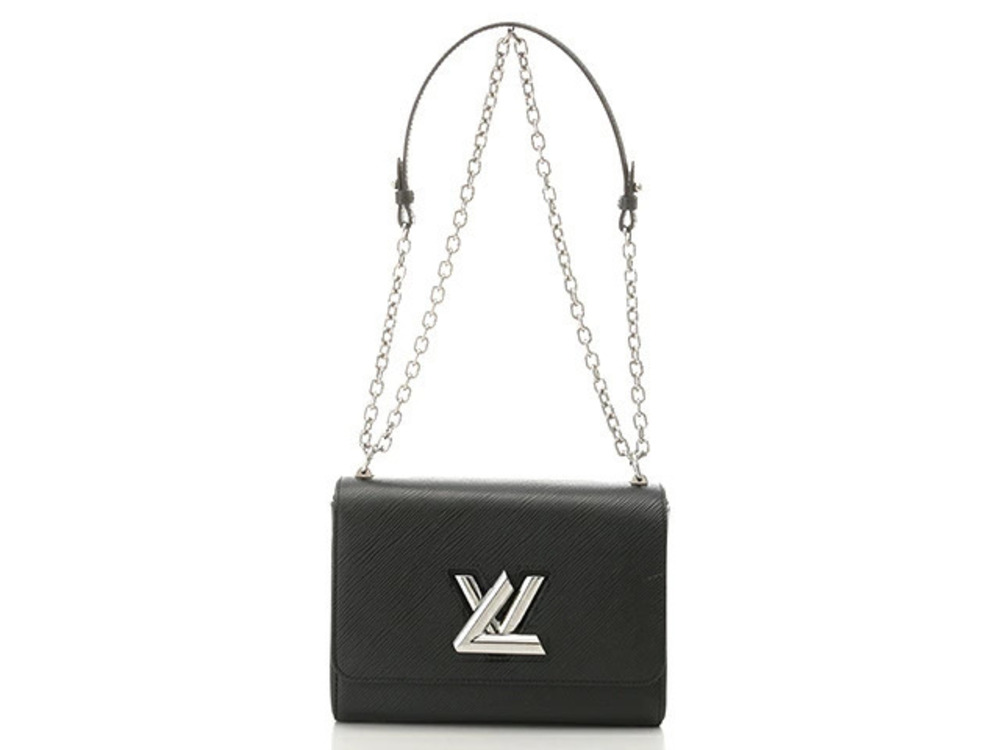 LOUIS VUITTON Twist Shoulder Bag Epi Leather Noir Black